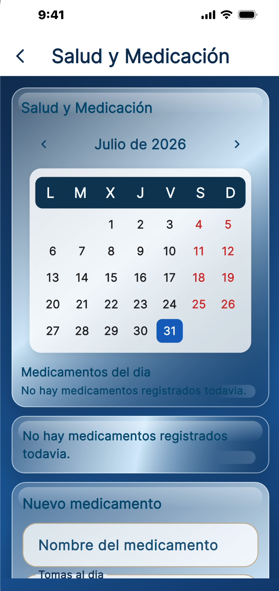 Salud y medicación
